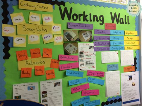what is a working wall in a classroom