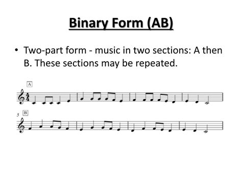 what is ab form in music