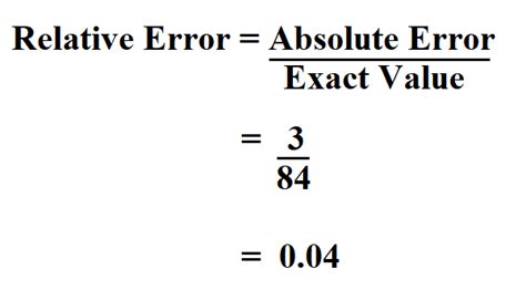 what is absolute and relative error in chemistry