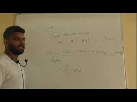 what is absolute error class 11 physics