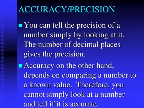 what is accurate number