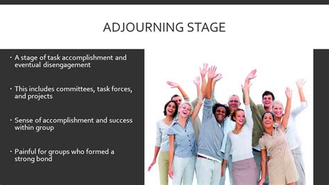 what is adjourning stage in group development