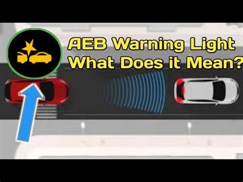 what is aeb warning light
