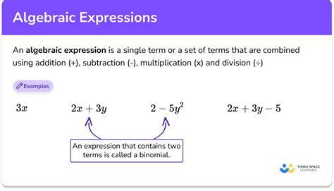what is algebraic expression in mathematics