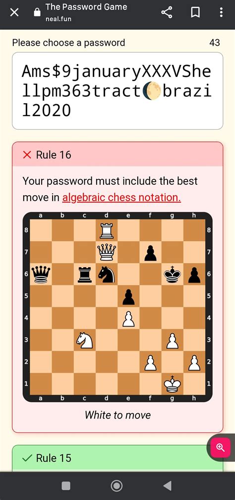 what is algebraic notation in chess