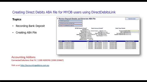 what is an aba file in myob