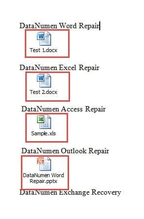 what is an embedded document in word