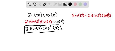 what is an equivalent expression for 3sin2x