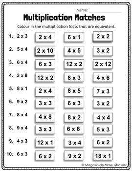 what is an equivalent multiplication expression