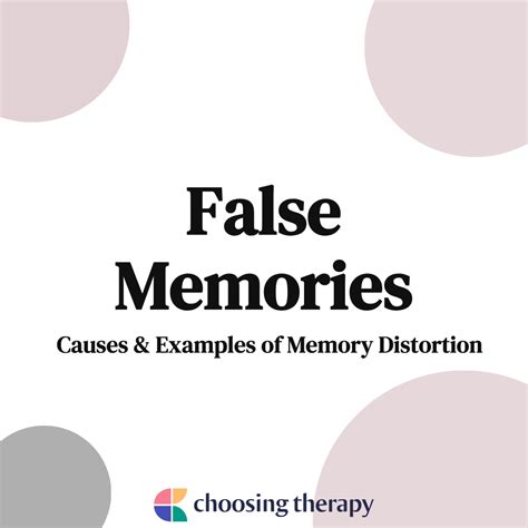 what is an example of a false memory