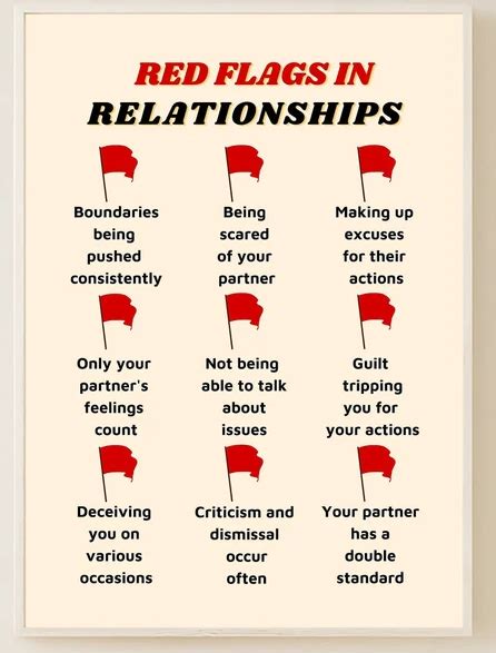 what is an example of a red flag