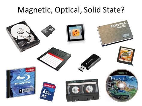 what is an example of a secondary memory device
