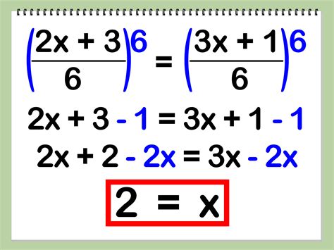 what is an example of an equation problem in math
