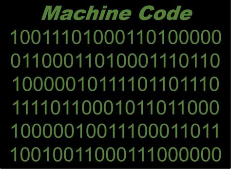 what is an example of machine code