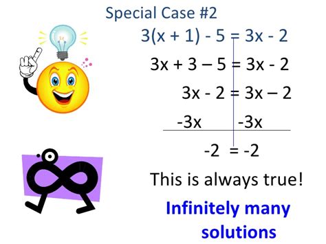 what is an example of no solution in math