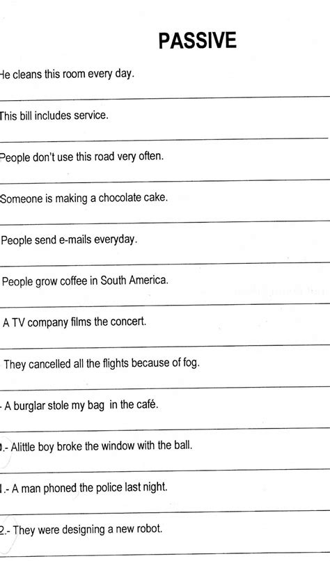 what is an example of passive exercise