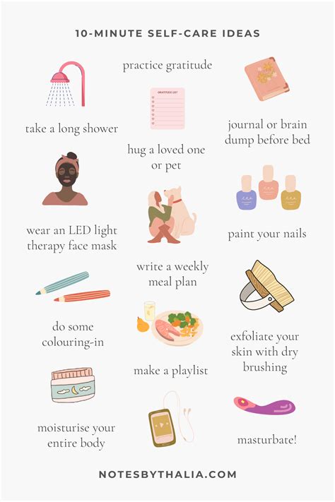 what is an example of self care practice
