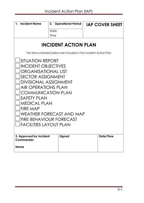 what is an incident action plan