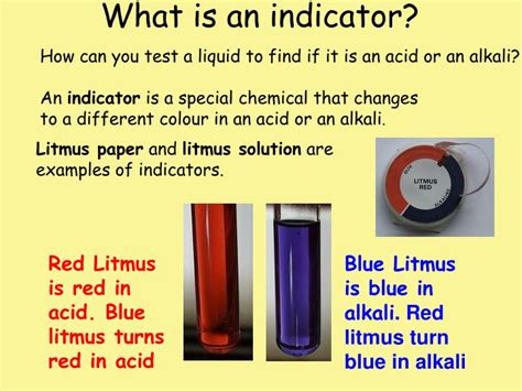 what is an indicator in chemistry simple definition