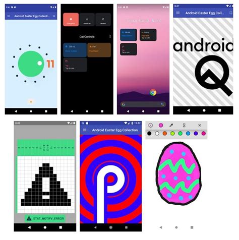 what is android easter egg app