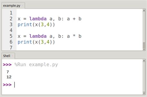 what is anonymous function in python with example