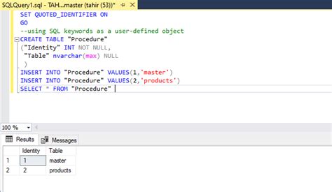 what is ansi_nulls and quoted_identifier in sql server