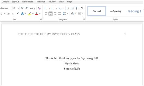 what is apa format in word document