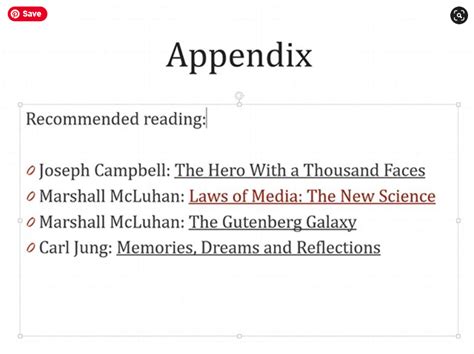 what is appendix in book example