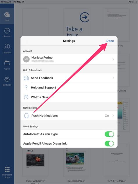 what is apple equivalent to microsoft word for ipad