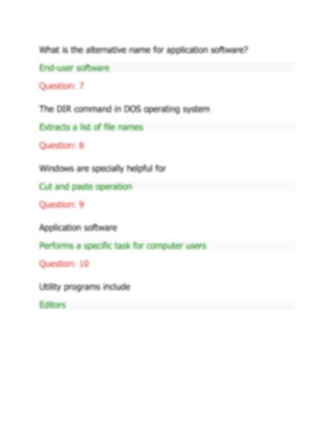 what is application software question answer