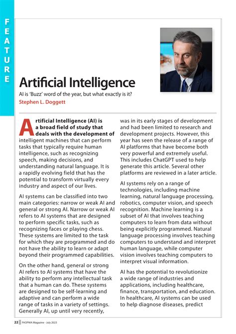 what is artificial intelligence article pdf