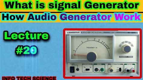 what is audio frequency signal generator