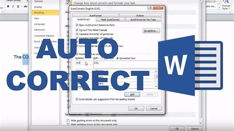 what is autocorrect feature in word processor
