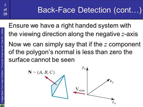 what is back face detection in computer graphics