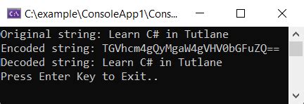 what is base64 string c#