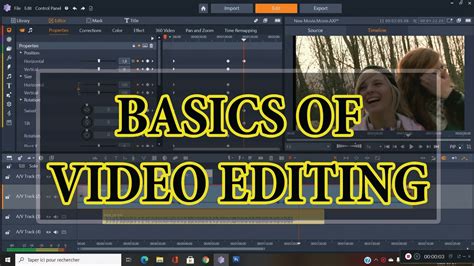 what is basic video editing
