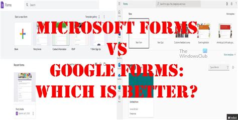 what is better microsoft forms or google forms