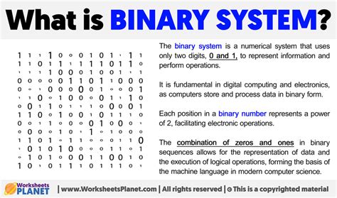 what is binary system used for