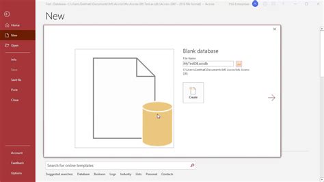 what is blank database