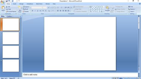 what is blank presentation in powerpoint and what are the steps to create one