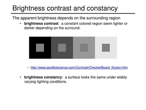 what is brightness constancy