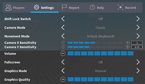 what is camera sensitivity in roblox