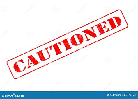 what is cautioned