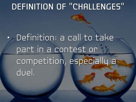 what is challenges definition