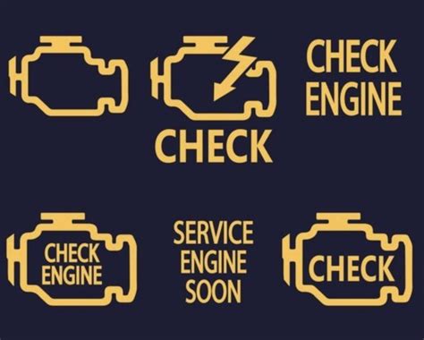 what is check engine light symbol