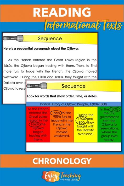 what is chronological in text structure