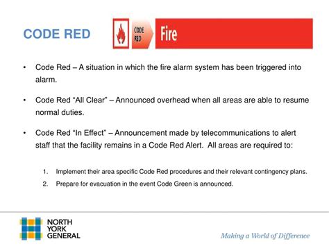 what is code red alert