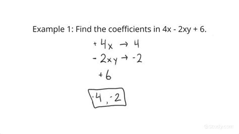 what is coefficient in algebraic expression class 7