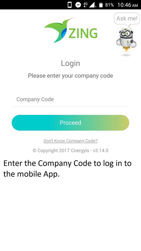 what is company code in zinghr