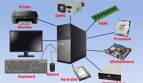 what is computer hardware for class 6